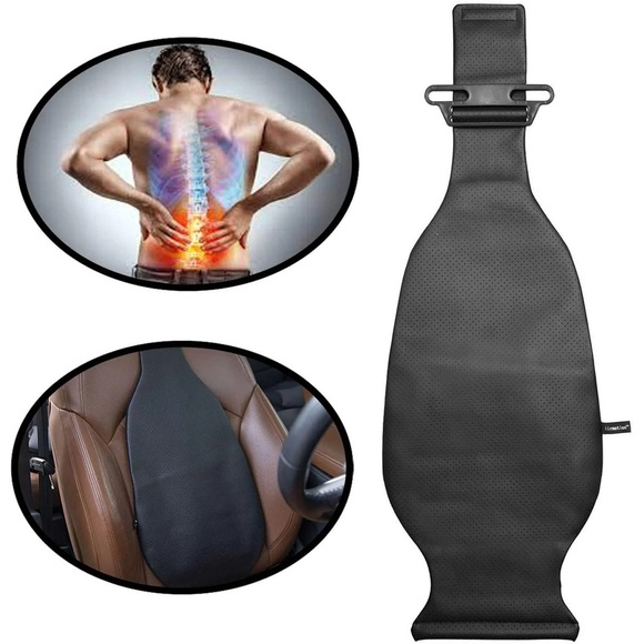 Lumbar Support Back Cushion for Car- Air Motion Backrest for Lower Back Pain set - Picture 4 of 10